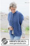 Breipatroon Stormy Ocean Vest met knopen van andere kant