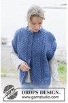 Breipatroon Stormy Ocean Vest met knopen van andere kant