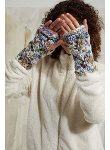 Polswarmers met ajourpatroon