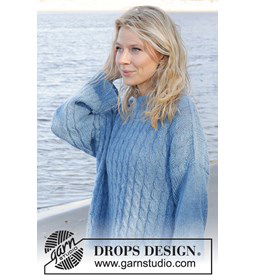 Damestrui met kabels en split gemaakt van Drops Nord