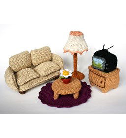 Woonkamer gemaakt van Scheepjes Catona 25 en 10 gram