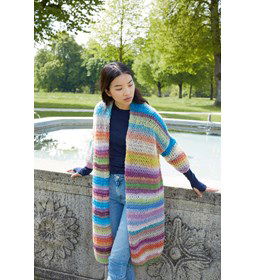 Multicolor vest gemaakt van Lang Yarns Cloud