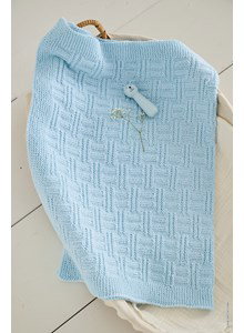 babydeken met ribbelrand