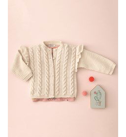 Meisjes vest gemaakt van Phildar Phil Tropical