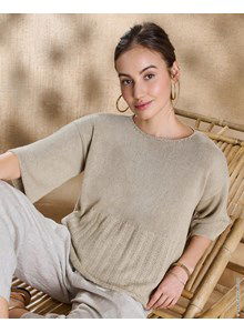 zomers truitje met korte mouwen