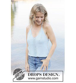 Ocean Halter Top gemaakt van Drops Safran