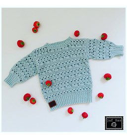 Haakpatroon trui met waaierpatroon