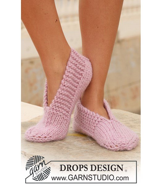 Breipatroon Gebreide slippers 