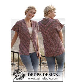 Gebreid vest gemaakt van Drops Fabel