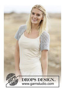 Bolero met kantpatroon 