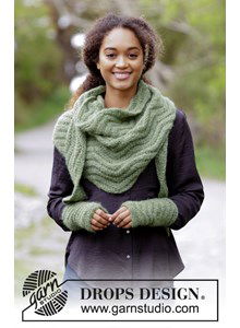 Omslagdoek en polswarmers