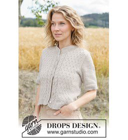 damesvest met kabels in ruitpatroon gemaakt van Breinaalden zonder knop