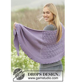 Omslagdoek gemaakt van Haaknaalden