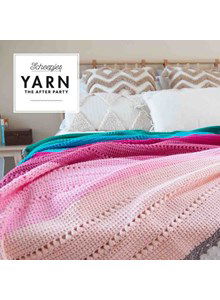 Deken in gekleurde banen