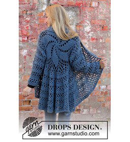 Dames vest gemaakt van Drops Nord