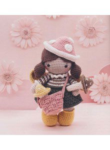 Amigurumi elfje met paddestoelen
