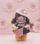 Haakpatroon Amigurumi elfje met paddestoelen