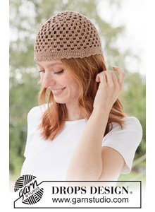 Luchtige gehaakte muts van 100% katoen