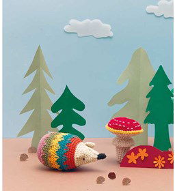 Egel met paddenstoel