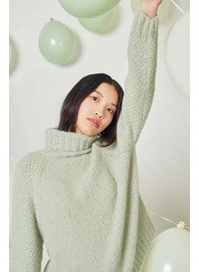 Damestrui met hoge dubbele col