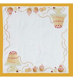 Tafelkleed gemaakt van Borduurpatronen