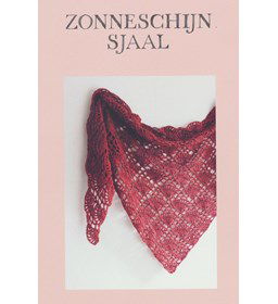 Driehoekige omslagdoek gemaakt van Scheepjes Catona 50 - 100 gram