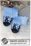Breipatroon Magische Katten Sokken van andere kant