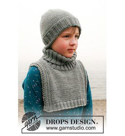 Muts en halswarmer gemaakt van Drops Big Merino