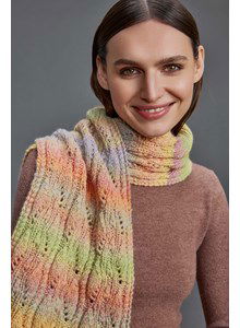 Sjaal in kantpatroon