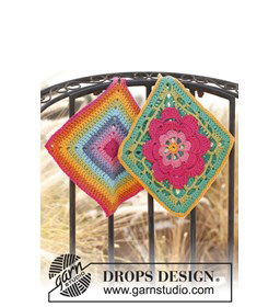 Set pannenlappen gemaakt van Drops Paris