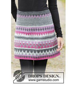 Dames rok gemaakt van Drops Karisma