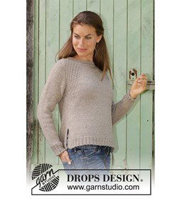 Dames trui gemaakt van Breinaalden zonder knop