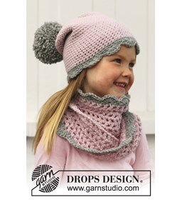 Muts en halswarmer gemaakt van Drops Nepal