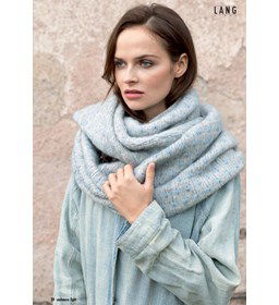 Sjaal gemaakt van Lang Yarns Cashmere Light