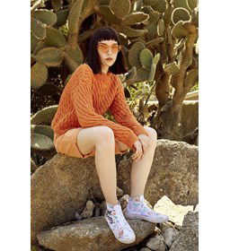 Damestrui gemaakt van Lang Yarns Wooladdicts Sunshine - Sunshine colour