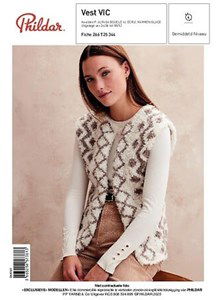 Gilet met geometrisch patroon