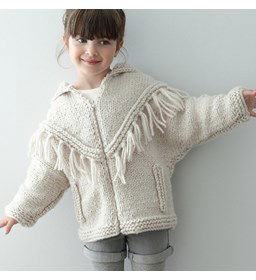 Kinder Vest gemaakt van Phildar Phil Nebuleuse