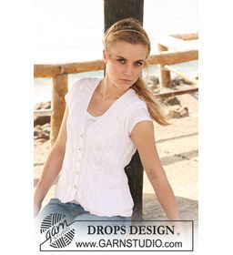 mouwloos vest gemaakt van knopen