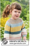 Breipatroon Happy Hue Sweater van andere kant