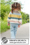 Breipatroon Happy Hue Sweater van andere kant