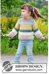 Breipatroon Happy Hue Sweater van andere kant