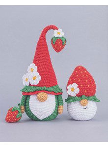 Mufficorn grote en kleine aardbei kabouter