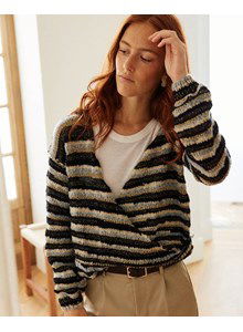 Wikkeltrui Gisele met streeppatroon