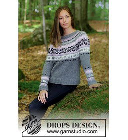 Trui gemaakt van Drops Merino extra fine