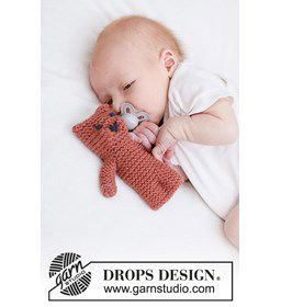 Tiny Bear Knuffel gemaakt van Drops Merino extra fine