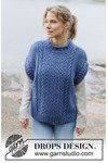 Breipatroon Stormy Ocean Vest van andere kant