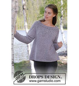 Trui gemaakt van DROPS Sky