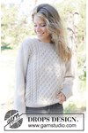 Breipatroon Snow Hive Sweater van andere kant