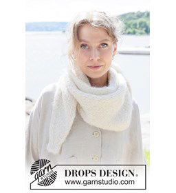Frosted Forest Shawl gemaakt van Drops Melody