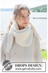 Breipatroon Frosted Forest Shawl van andere kant